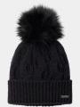 caciula cu mot pt. femei Columbia Boundless Days Cable Knit Pom Beanie negru 1
