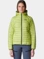 jacheta de puf pt. femei Mountain Hardwear Ghost Whisperer UL Hoody verde 1