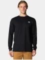 tricou cu maneci lungi pt. barbati Mountain Hardwear Tri-Color Bolt Long Sleeve negru 1