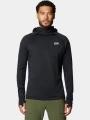 pulover cu gluga pt. barbati Mountain Hardwear Up First™ Tech Fleece Hoody negru 1