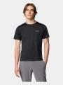 tricou pentru sport, cu maneci scurte pt. barbati Columbia Three Pitch Short Sleeve Crew negru 1