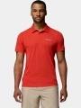 tricou de sport, cu guler pt. barbati Columbia Zero Rules Light Polo rosu 1
