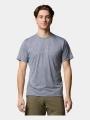 tricou pentru sport, cu maneci scurte pt. barbati Columbia Tech Trail Utility Short Sleeve Crew albastru 1