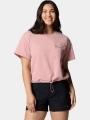 tricou cu maneci scurte pt. femei Columbia Granite Point Knit Short Sleeve Shirt roz 1