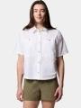 camasa cu maneci scurte pt. femei Columbia Brea Falls Woven Short Sleeve Shirt alb 1