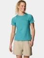 tricou pentru sport, cu maneci scurte pt. femei Columbia Weekend Ascent Short Sleeve Shirt verde 1