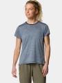 tricou pentru sport, cu maneci scurte pt. femei Columbia BlueVista Hill SS Crew albastru 1