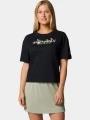 crop top pt. femei Columbia Rolling Bend Graphic Relaxed Crop Short Sleeve Shirt negru 1