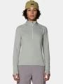 pulover polar pt. femei Mountain Hardwear Crater Lake™ Heavyweight Half Zip gri 1