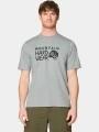 tricou cu maneci scurte pt. barbati Mountain Hardwear MHW Logo Short Sleeve gri 1