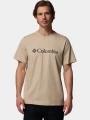 tricou cu maneci scurte pt. barbati Columbia CSC Basic Logo Tee nisip 1