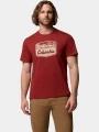 tricou cu maneci scurte pt. barbati Columbia CSC Seasonal Graphic Tee rosu 1