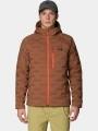 jacheta de puf pt. barbati Mountain Hardwear StretchDown™ Hooded Jacket maro 1