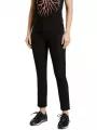 pantaloni de strada pt. femei Desigual PANT CORUNA negru 1