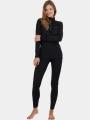 pantaloni de corp pt. femei Fundango Yaris Thermo II Baselayer Bottom negru 1