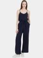 salopete pt. femei Fundango Alisha Jumpsuit albastru inchis 1