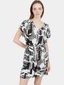 rochie pt. femei Fundango Palmetta Dress negru 1