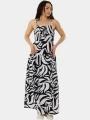 rochie lunga pt. femei Fundango Paradise Maxi Dress negru 1