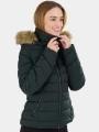 geaca matlasata de tranzitie pt. femei Fundango Urban Lite Jacket oliv 1