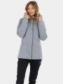 pulover cu gluga pt. femei Fundango Ara Fleece Jacket gri 1
