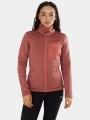 pulover polar pt. femei Fundango Antilles Melange Jacket roz 1
