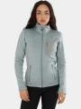 pulover polar pt. femei Fundango Antilles Melange Jacket verde 1