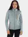 pulover polar pt. femei Fundango Antilles Melange Jacket verde 1
