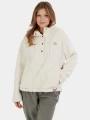 pulover cu gluga pt. femei Fundango Juniper Pile Jacket alb 1
