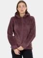 pulover polar pt. femei Fundango Zealand Plush Pile Jacket violet 1