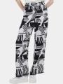 pantaloni lungi pt. femei Fundango Poppy Pants negru 1