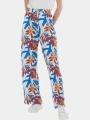 pantaloni lungi pt. femei Fundango Poppy Pants multicolor 1