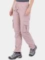 pantaloni de drumetie pt. femei Fundango Finley Cargo Pants roz 1