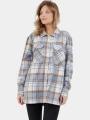 jacheta camasa pt. femei Fundango Ashley Shirt Jacket albastru 1