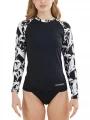 lycra cu maneci lungi pt. femei Fundango Joyce Long Sleeve Rashguard negru 1