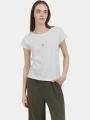 tricou cu maneci scurte pt. femei Fundango Lima T-shirt alb 1