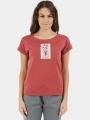 tricou cu maneci scurte pt. femei Fundango Lima T-shirt rosu 1
