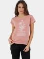 tricou cu maneci scurte pt. femei Fundango Lima T-shirt roz 1