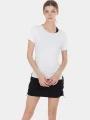 tricou pentru sport, cu maneci scurte pt. femei Fundango Hanabi T-shirt alb 1