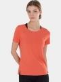 tricou pentru sport, cu maneci scurte pt. femei Fundango Hanabi T-shirt rosu 1