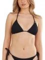 sutien bikini pt. femei Fundango Innisfil Triangle Jacquard Top negru 1