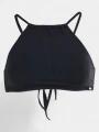 sutien bikini pt. femei Fundango Hogg High Neck Top negru 1
