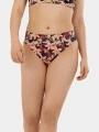 chiloti bikini pt. femei Fundango Sahara Midwaist Full Bottom roz 1