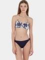 sutien bikini pt. femei Fundango Lola Bralette Top alb 1