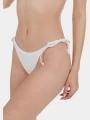 chiloti bikini pt. femei Fundango Innisfil II Tie-side Jacquard Bottom alb 1
