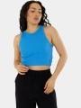 bluza tank pt. femei Fundango Naya Cropped Tank-T albastru 1