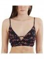sutien bikini pt. femei Fundango Sahara V-neck Cami Top negru 1
