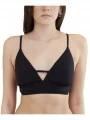 sutien bikini pt. femei Fundango Sahara V-neck Cami Top negru 1