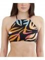 sutien bikini pt. femei Fundango Hogg High Neck Top multicolor 1