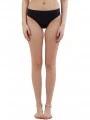 chiloti bikini pt. femei Fundango Sahara Mid Waist Full Bottoms negru 1