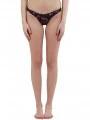 chiloti bikini pt. femei Fundango Madison High Cut Bottoms negru 1